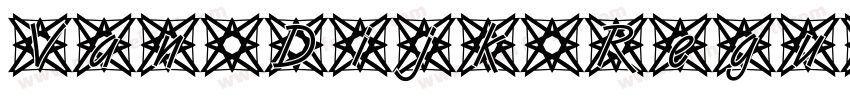 Van Dijk Regular字体转换